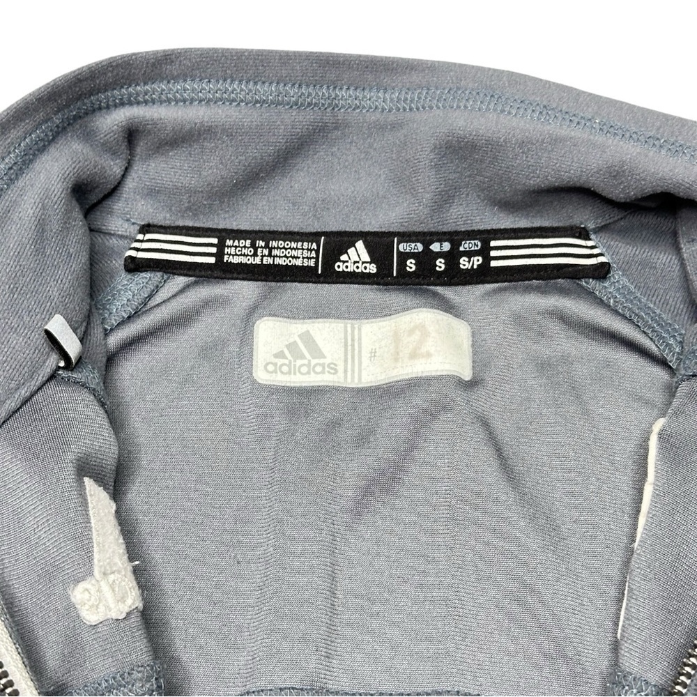 Adidas Gray Track Climalite Jacket‎ Long Sleeve Men’s Size Small - Picture 7 of 7